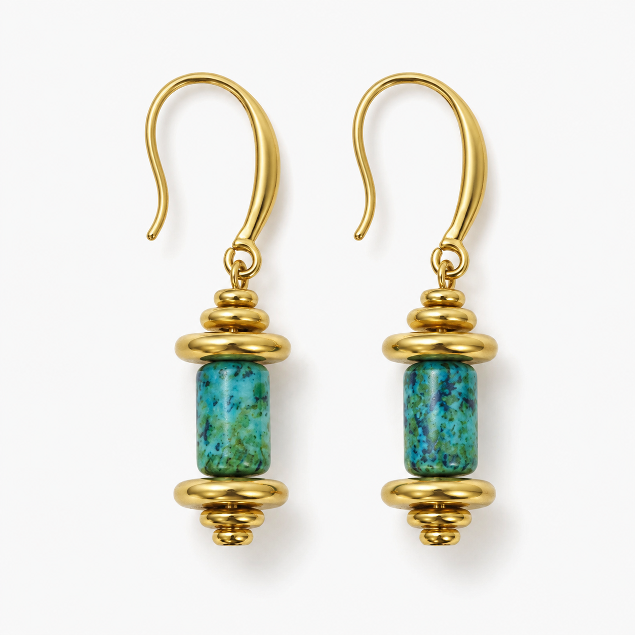 Vintage Phoenix Pendant Earrings