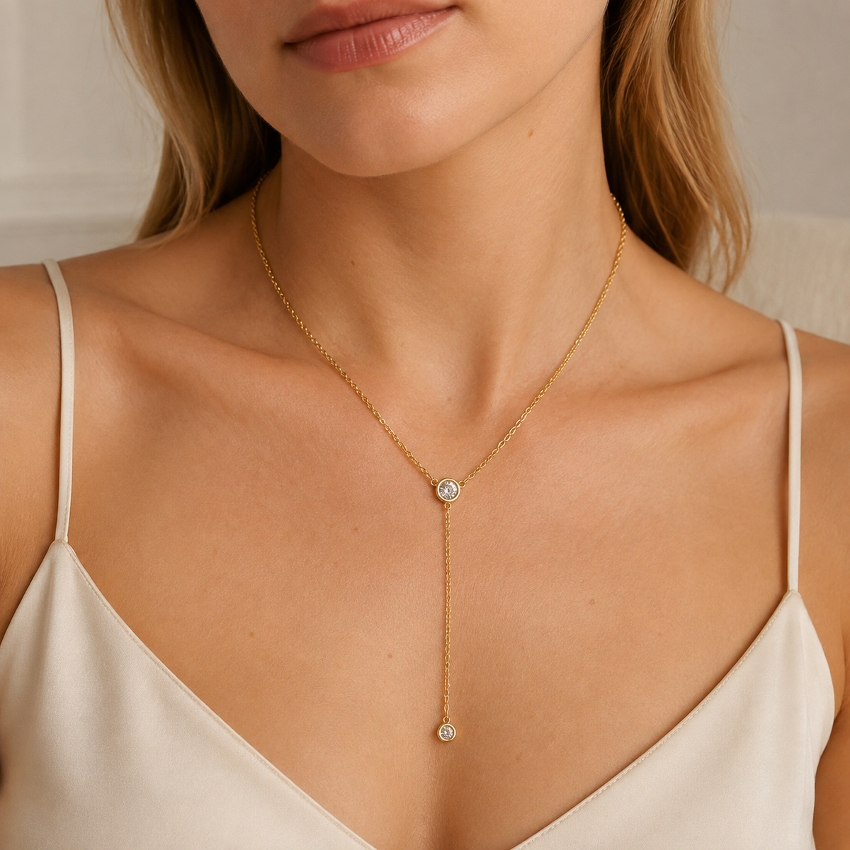 Long Y Necklace
