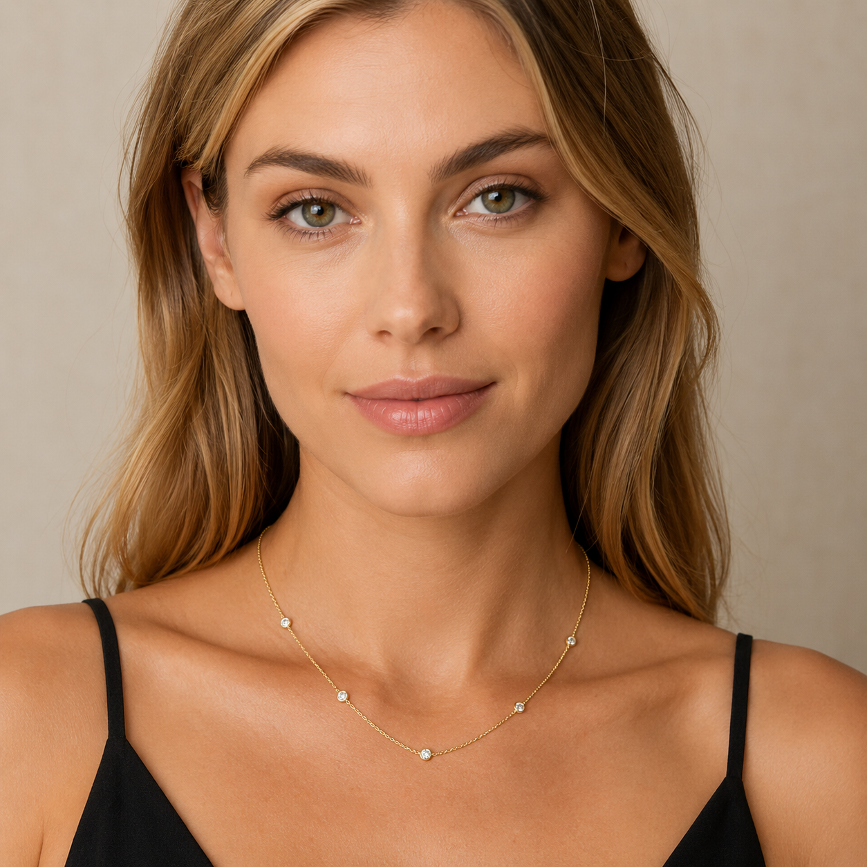 Sparkle CZ Bezel Choker