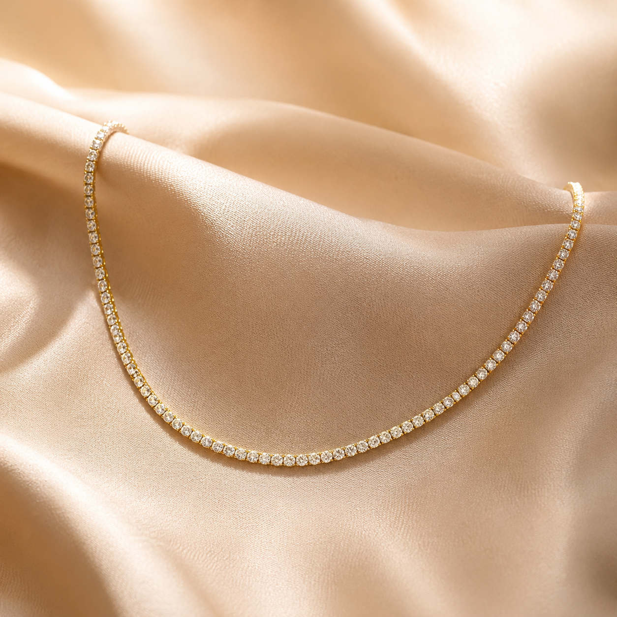 Classic Tennis Choker Necklace