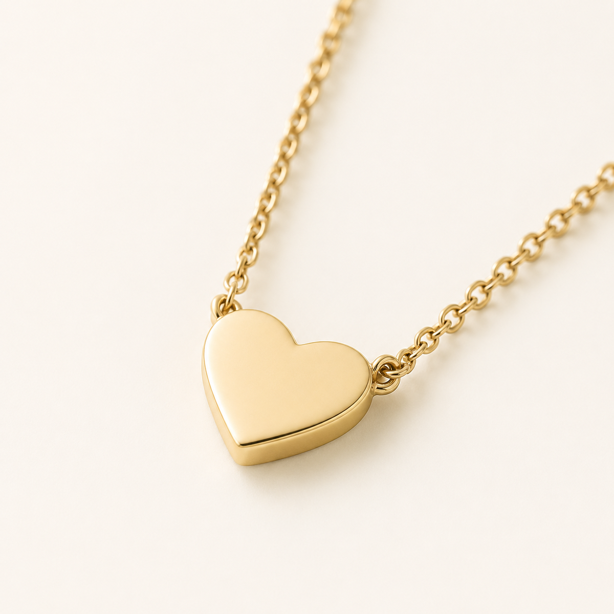 Tiny Heart Charm Necklace