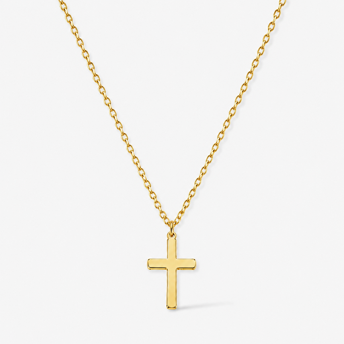 Small Cross Pendant Necklace