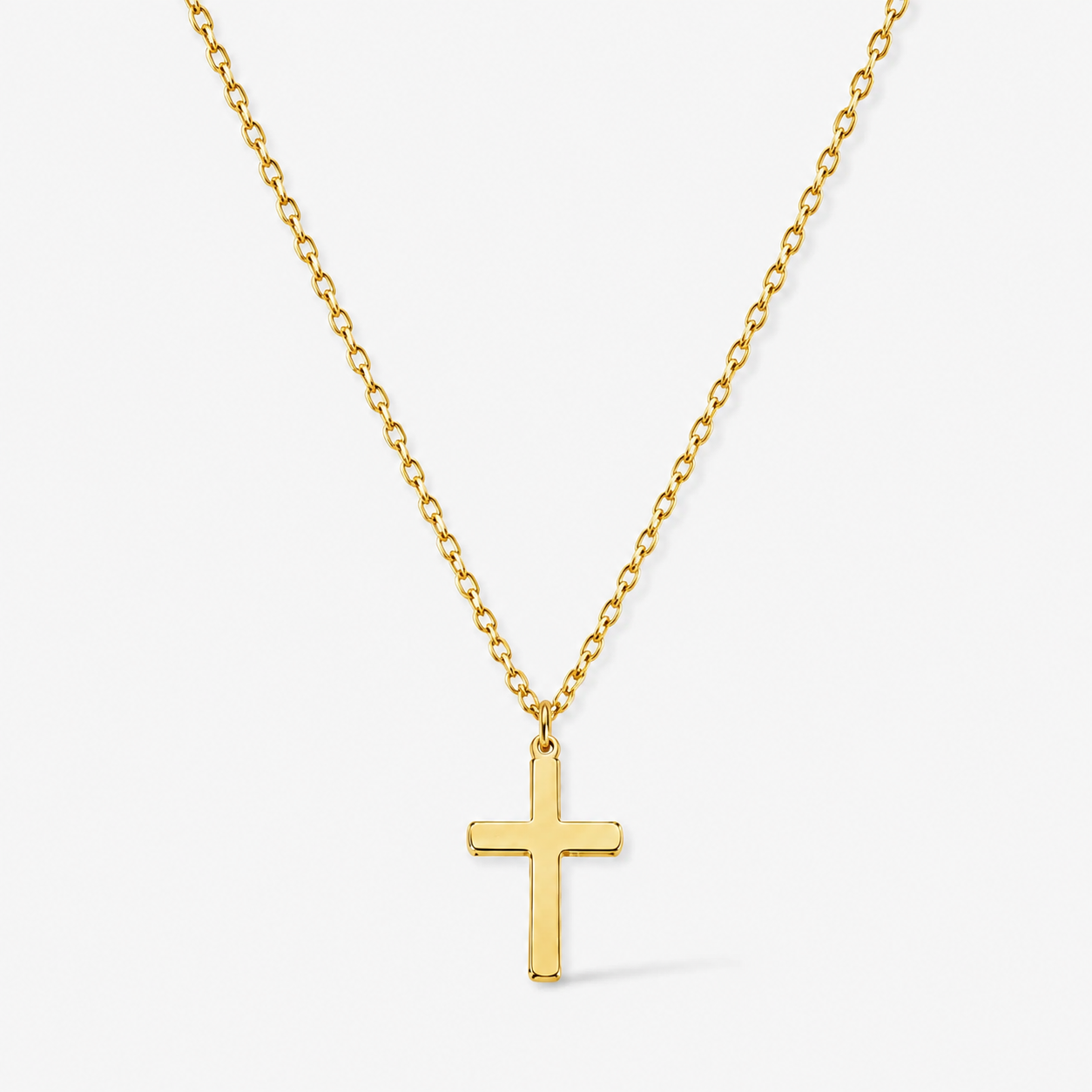 Small Cross Pendant Necklace