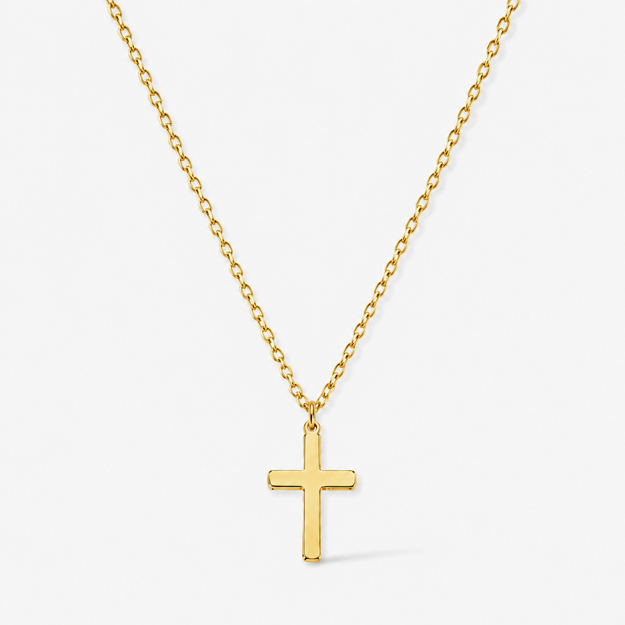 Small Cross Pendant Necklace