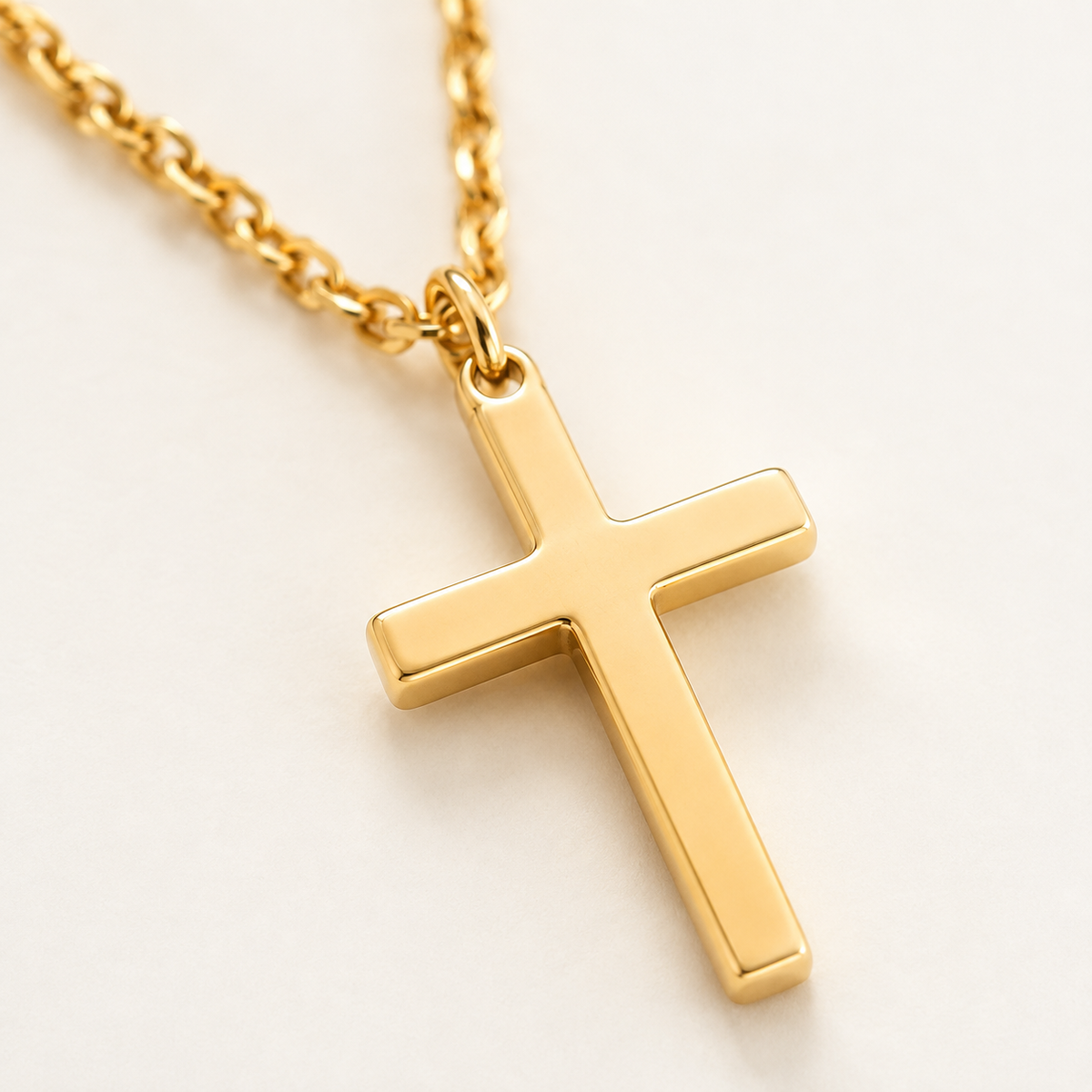 Small Cross Pendant Necklace