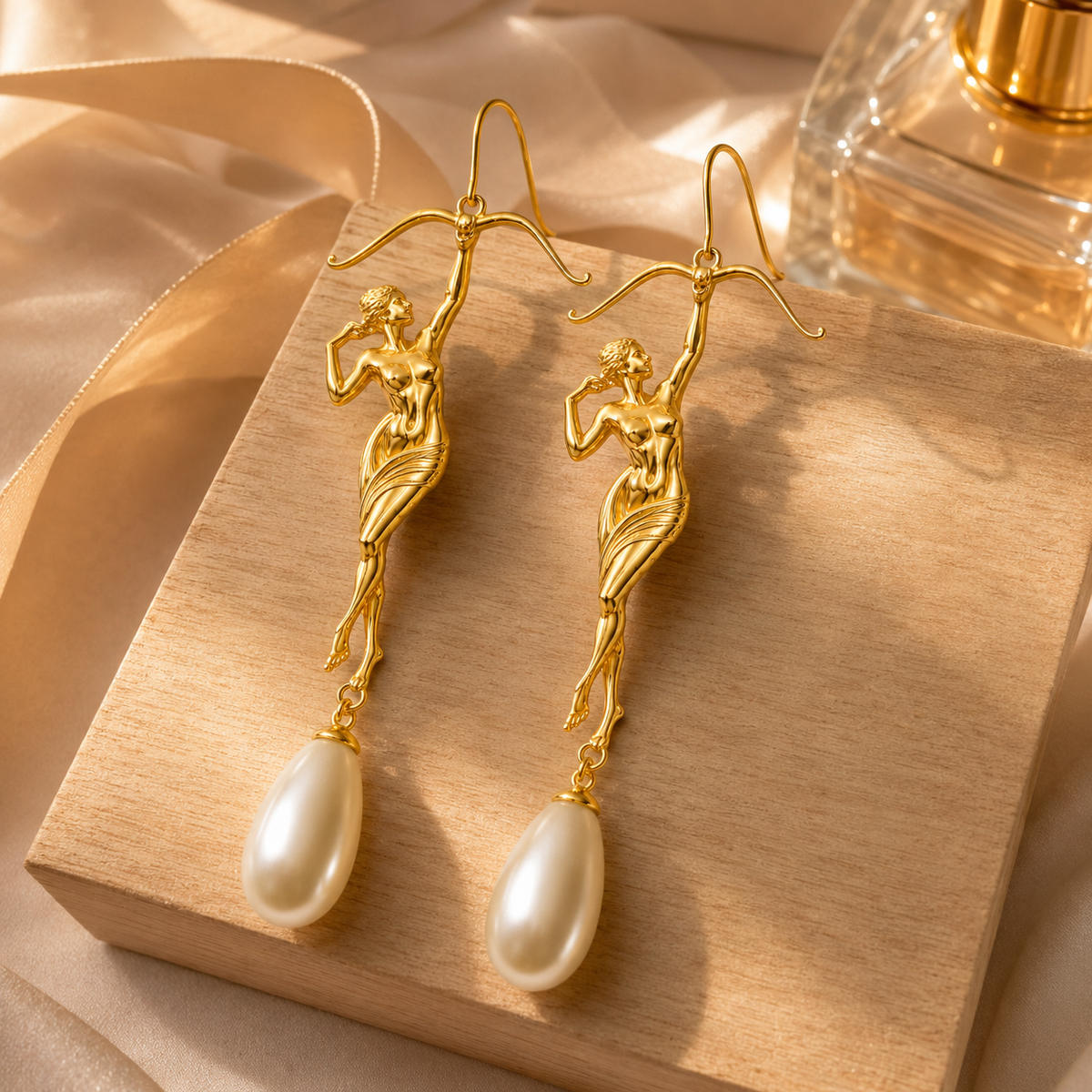 Sagittarius Goddess Dangle Earrings