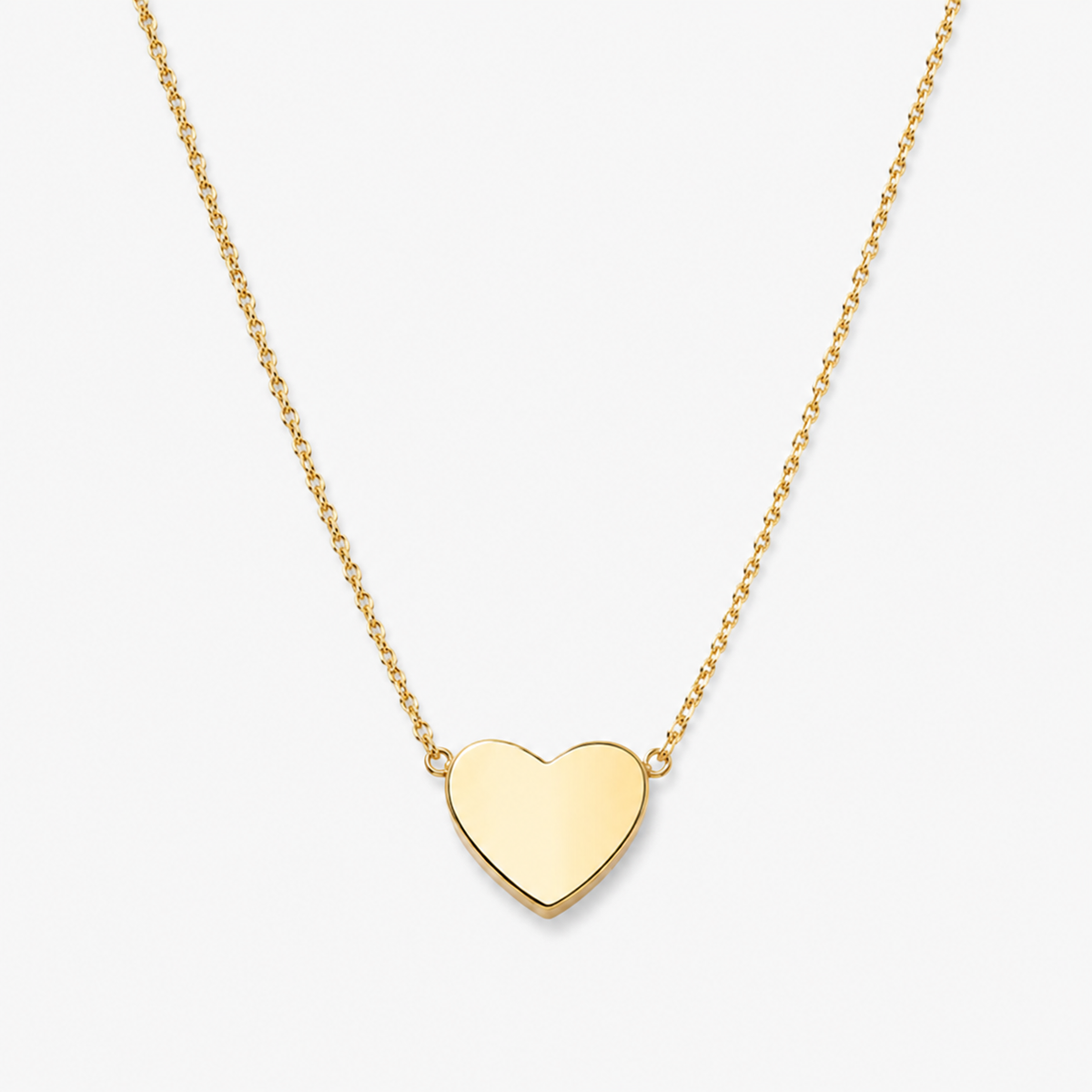 Tiny Heart Charm Necklace