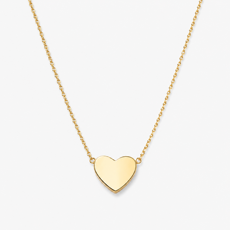 Tiny Heart Charm Necklace