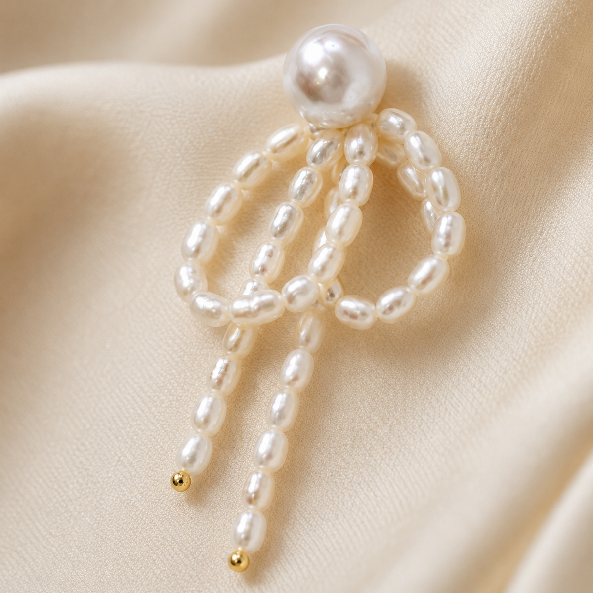 Baroque Pearl Tassel Drop Earrings