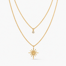 Layered Star CZ Necklace