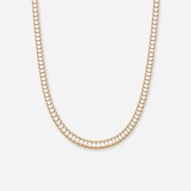 Rectangle CZ Tennis Choker