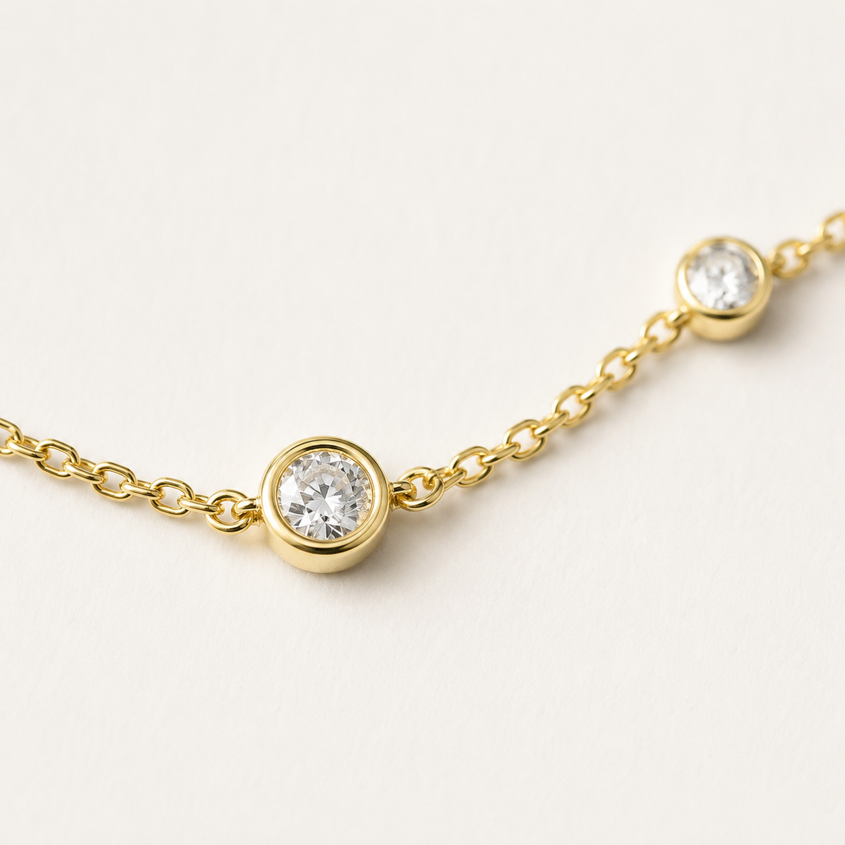 Sparkle CZ Bezel Choker