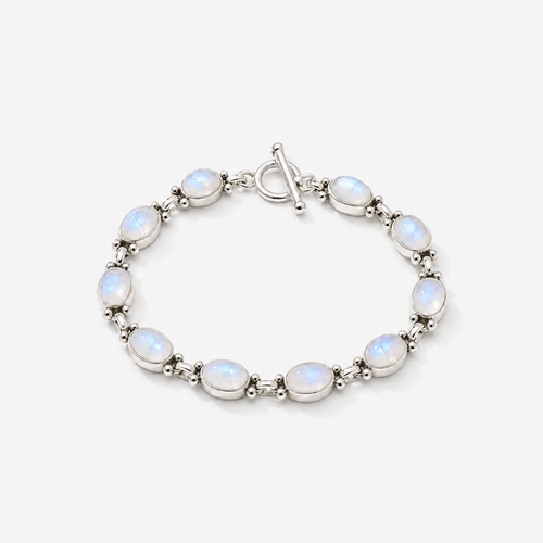 Rainbow Moonstone Gemstone Bracelet