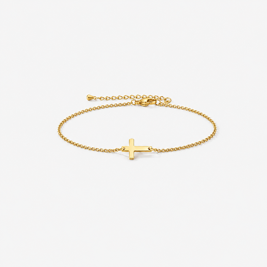 Simple Cross Bracelet