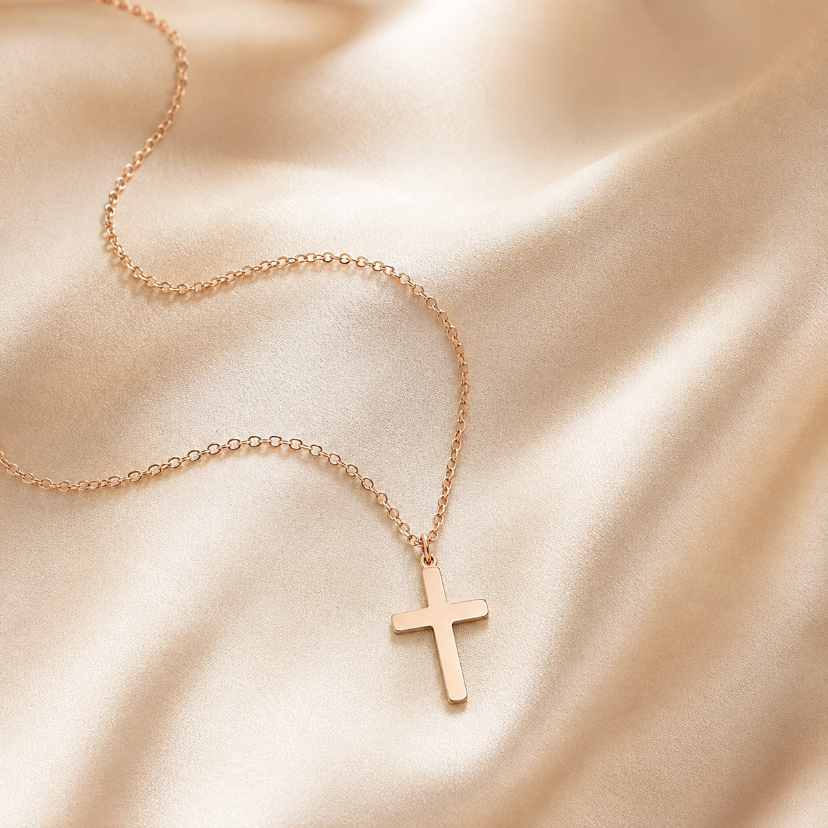 Small Cross Pendant Necklace