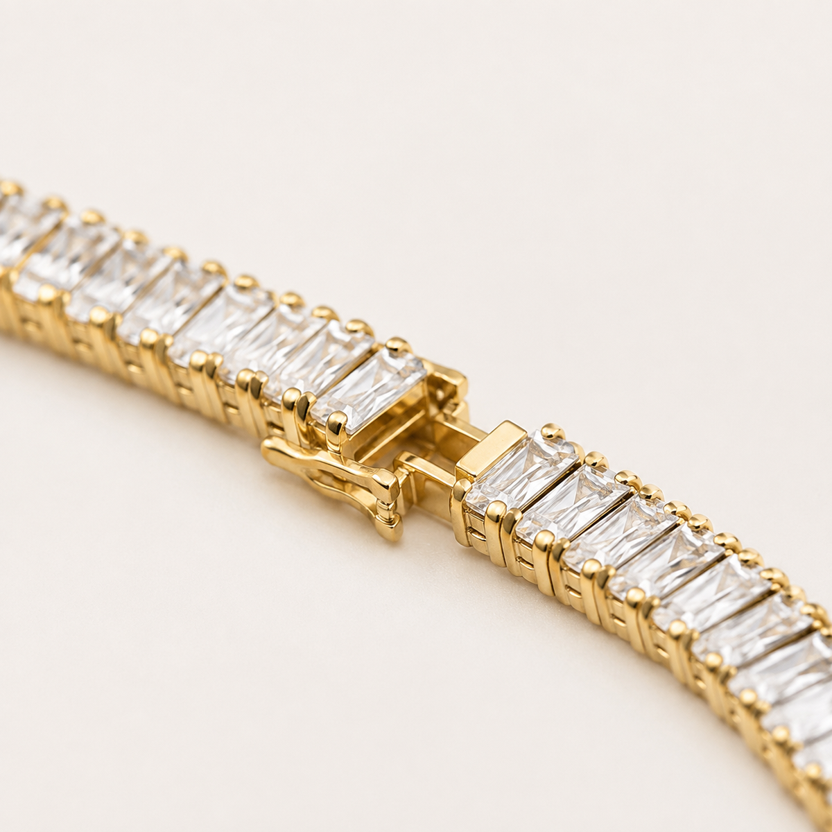 Rectangle CZ Tennis Choker