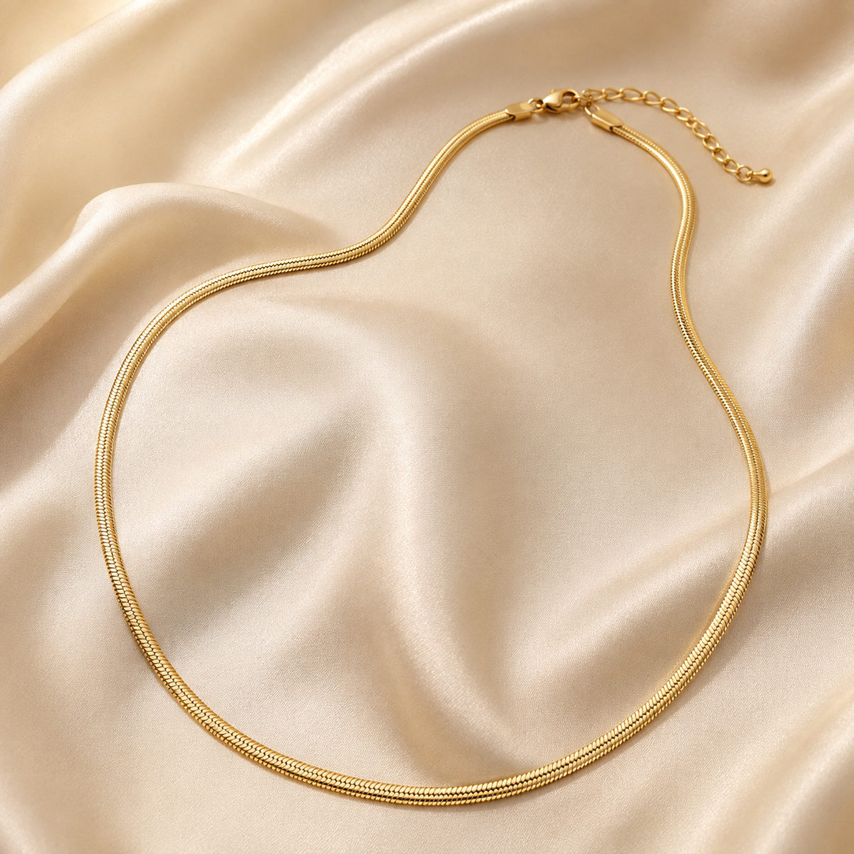 3mm Snake Chain Necklace