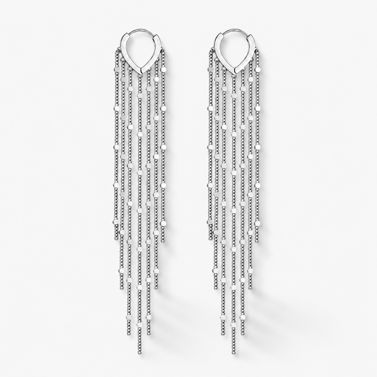 Gold Long Tassel Earrings
