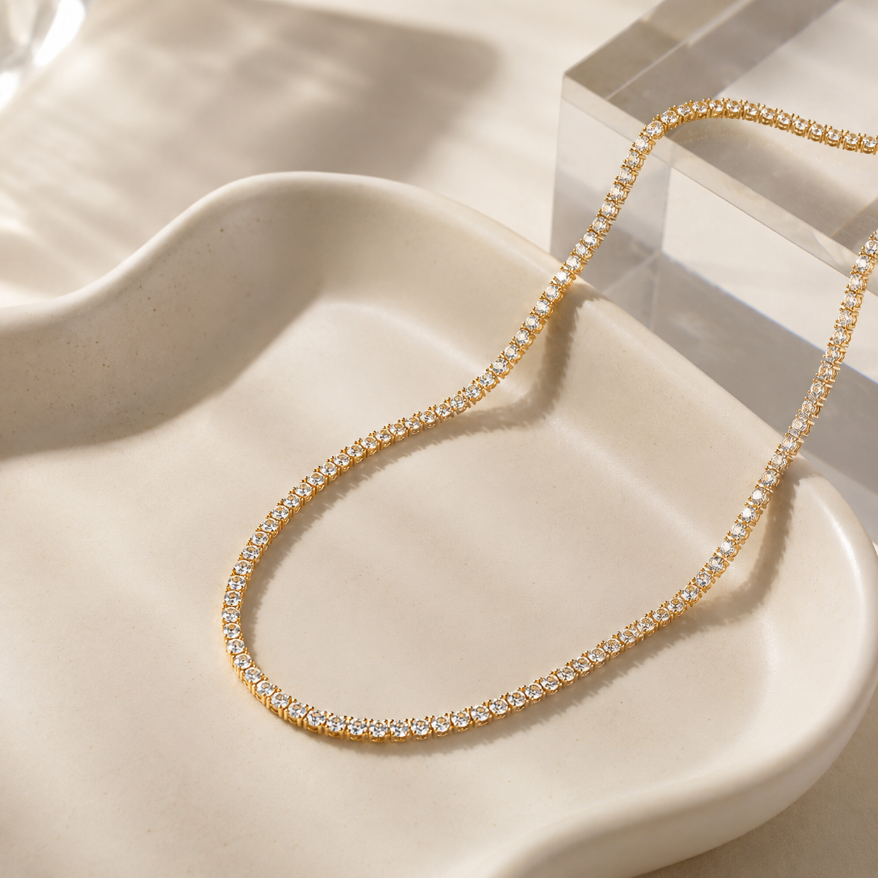 Classic Tennis Choker Necklace