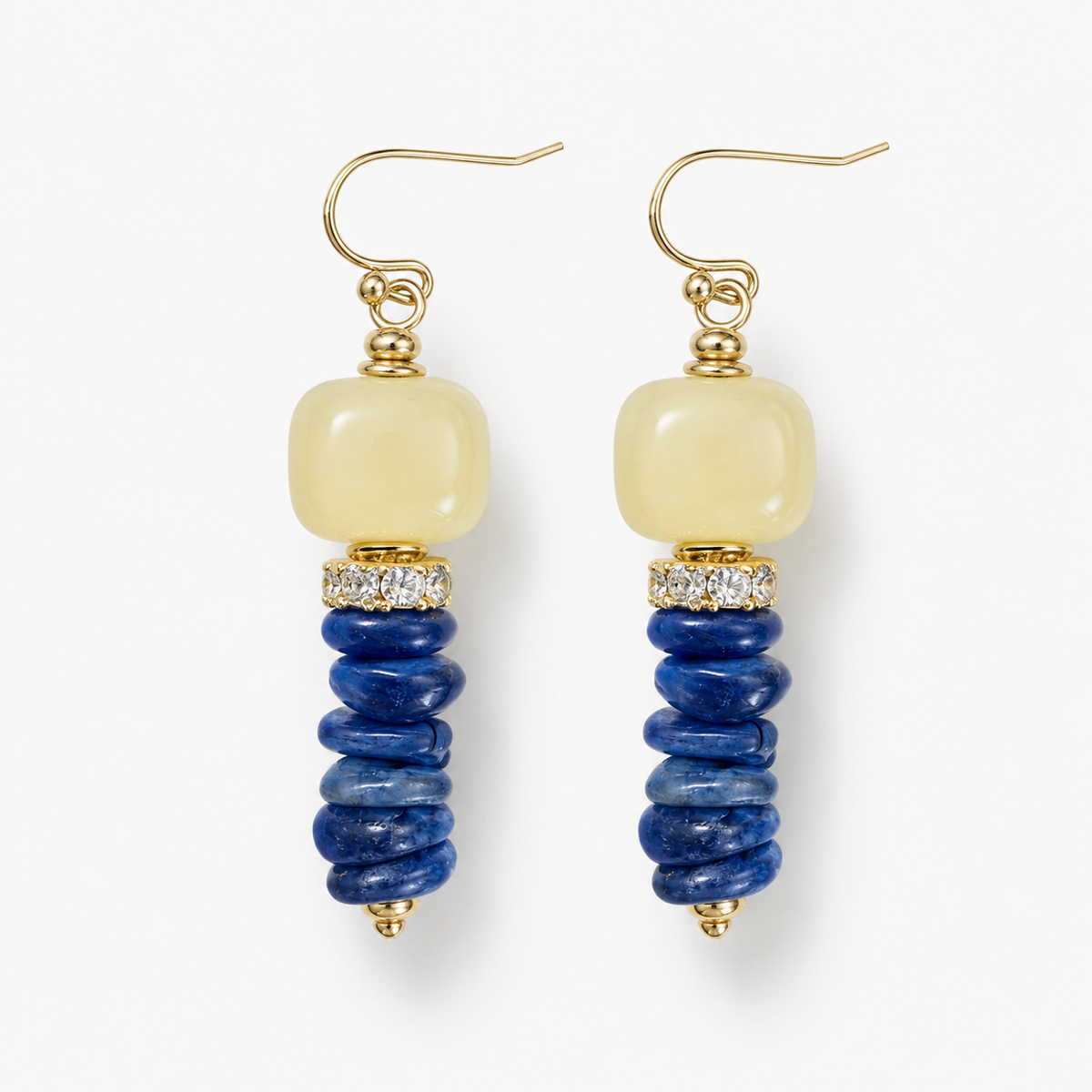 Kyanite Crystal Dangle Earrings