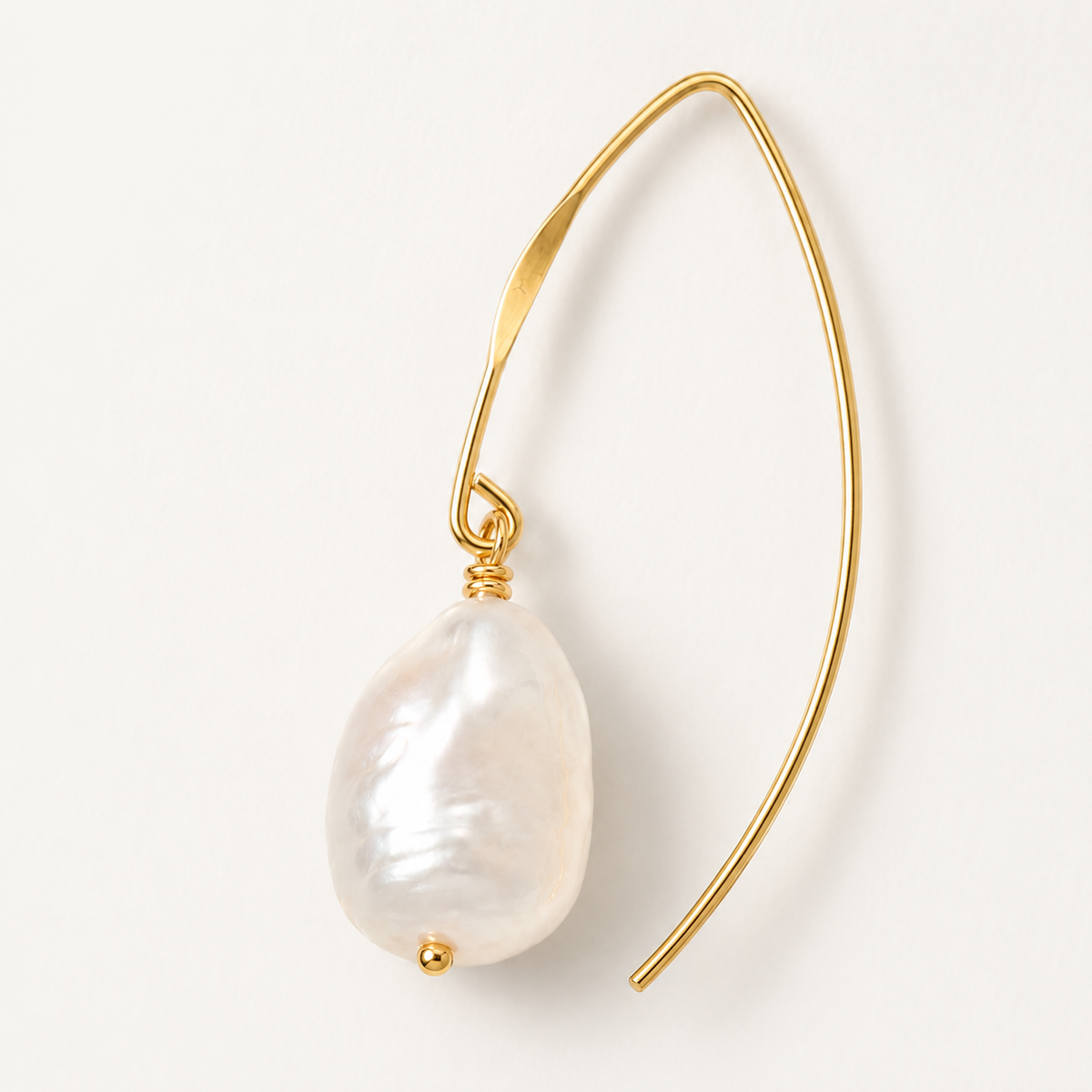 Baroque Pearl Dangle Earrings