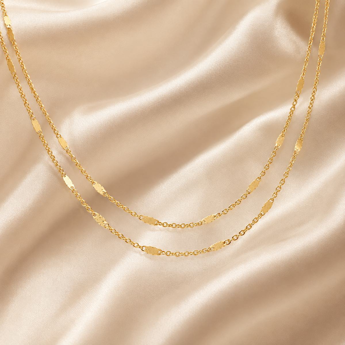 Dainty Layered Dot Necklace