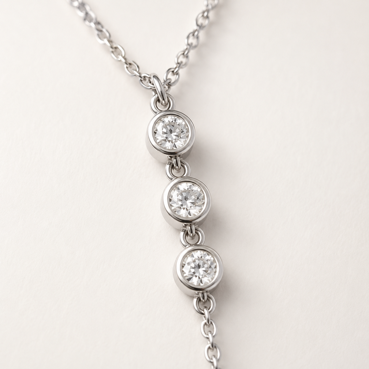 Teardrop Y Necklace