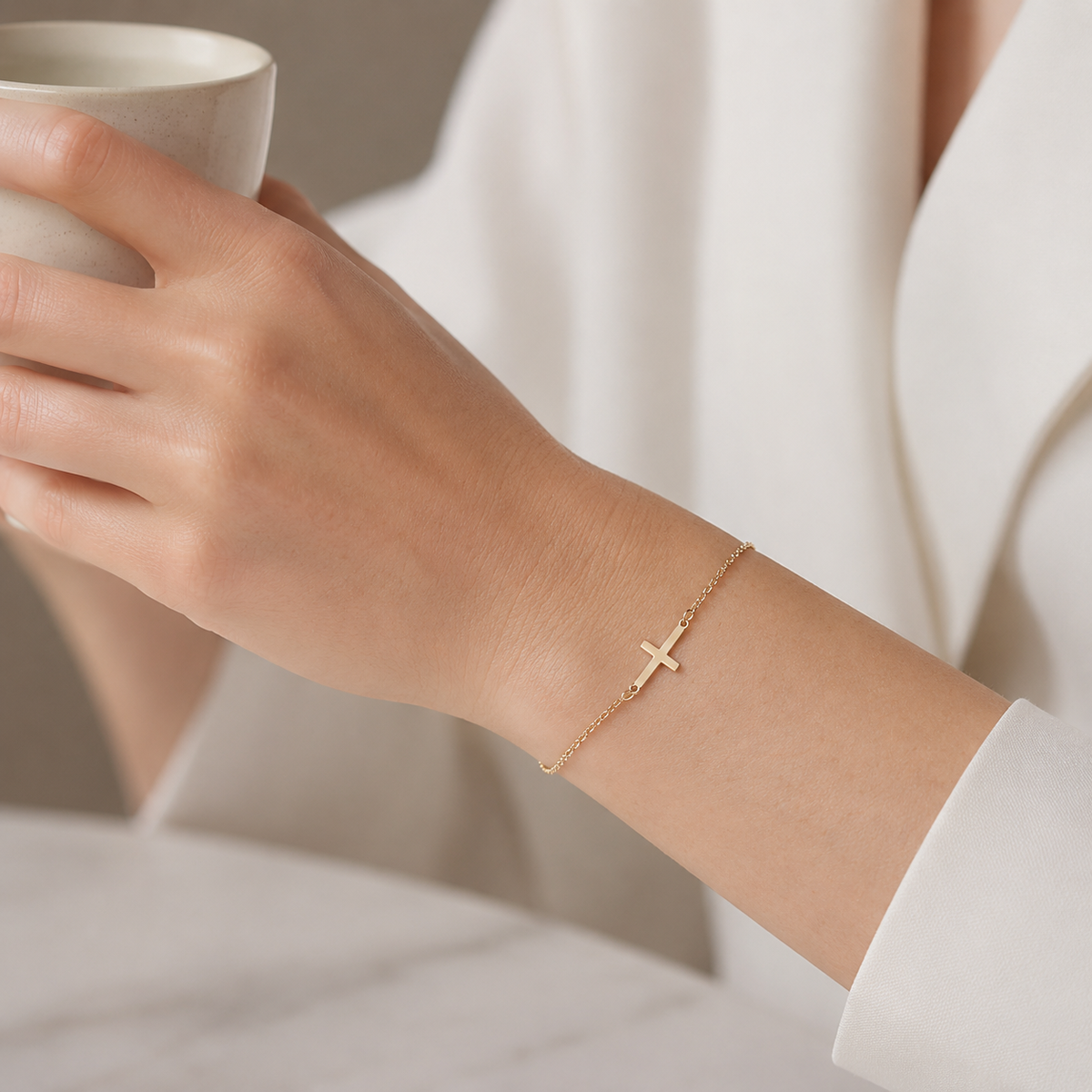 Simple Cross Bracelet