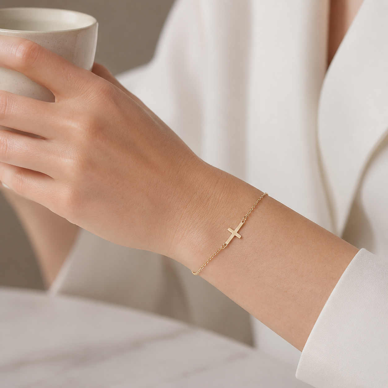 Simple Cross Bracelet