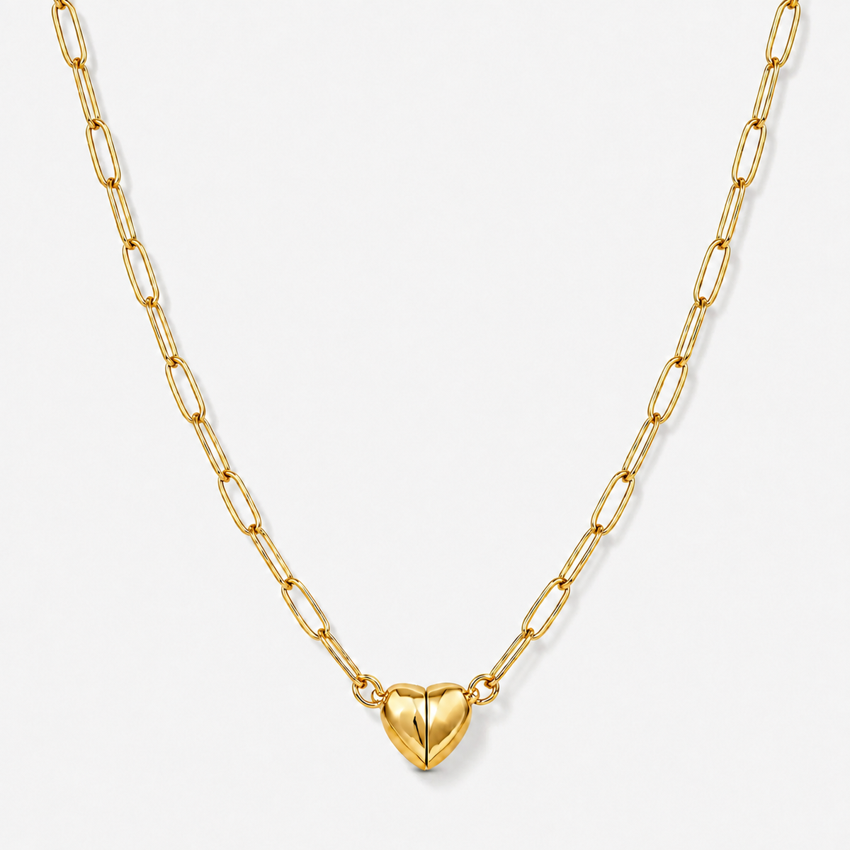 Magnetic Heart Pendant Necklace