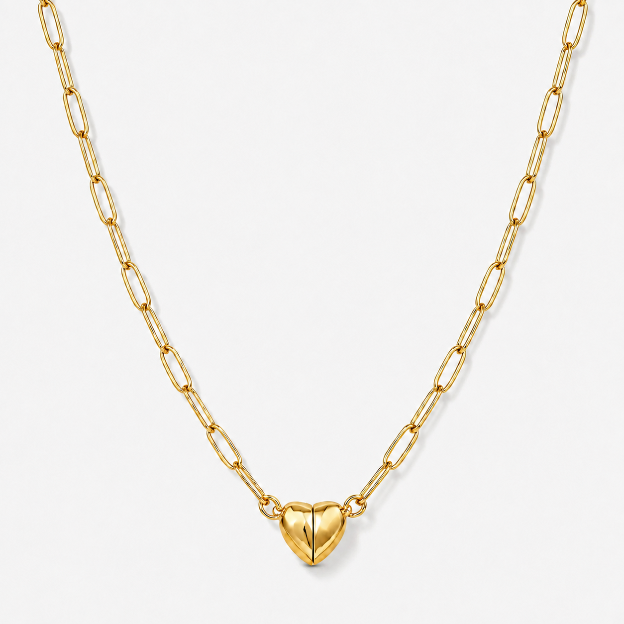 Magnetic Heart Pendant Necklace