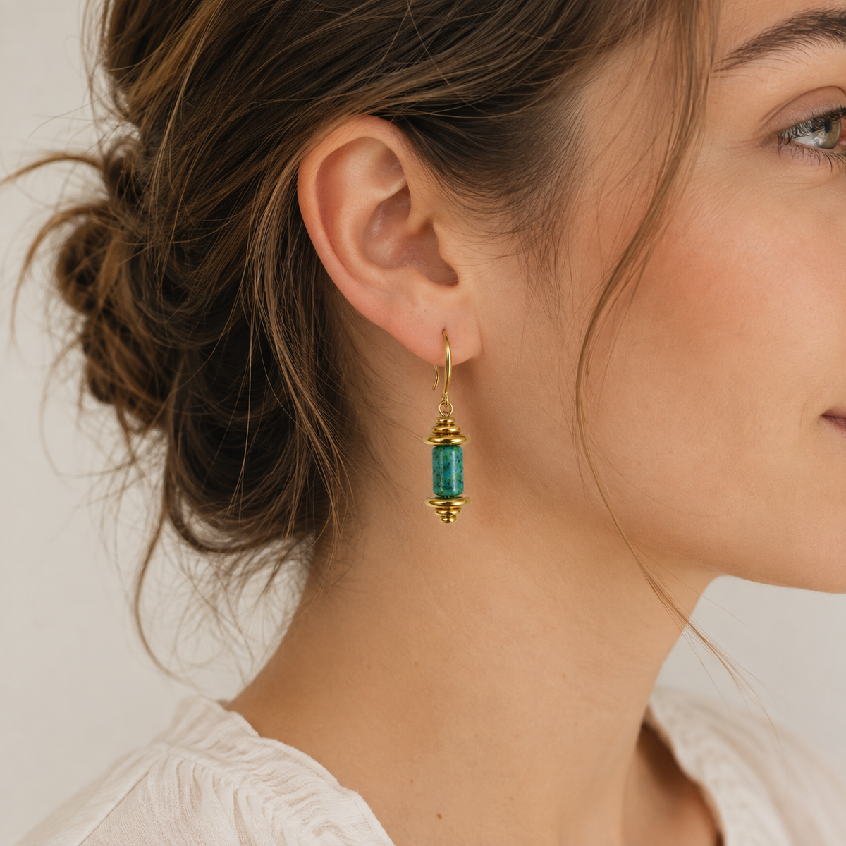 Vintage Phoenix Pendant Earrings