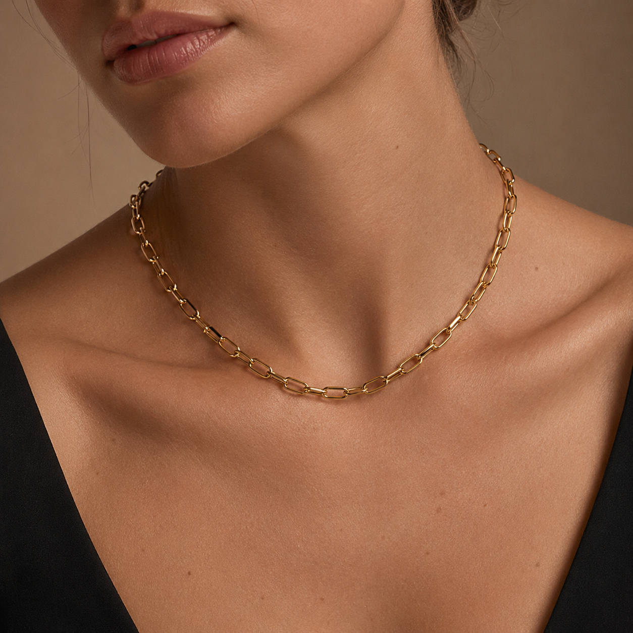 Paperclip Choker Necklace