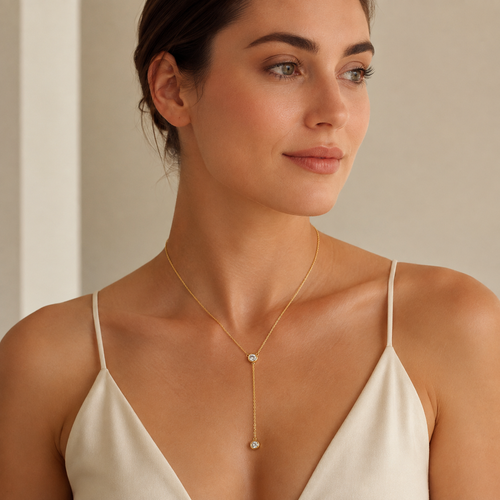 Long Y Necklace