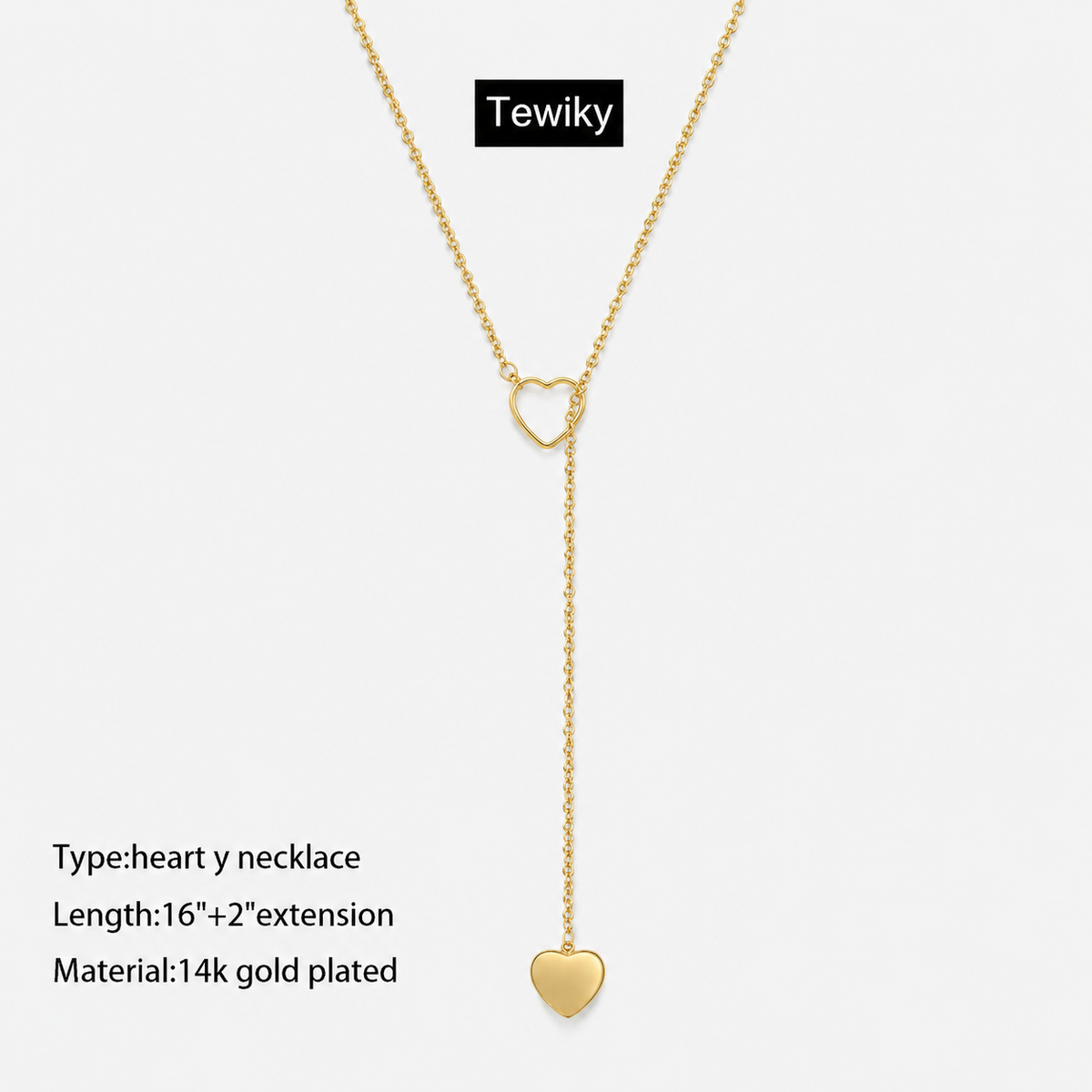 Heart Y Necklace