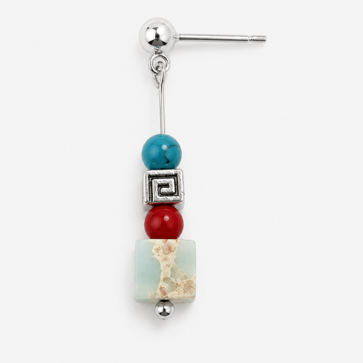 Qinghuan Agate Drop Earrings