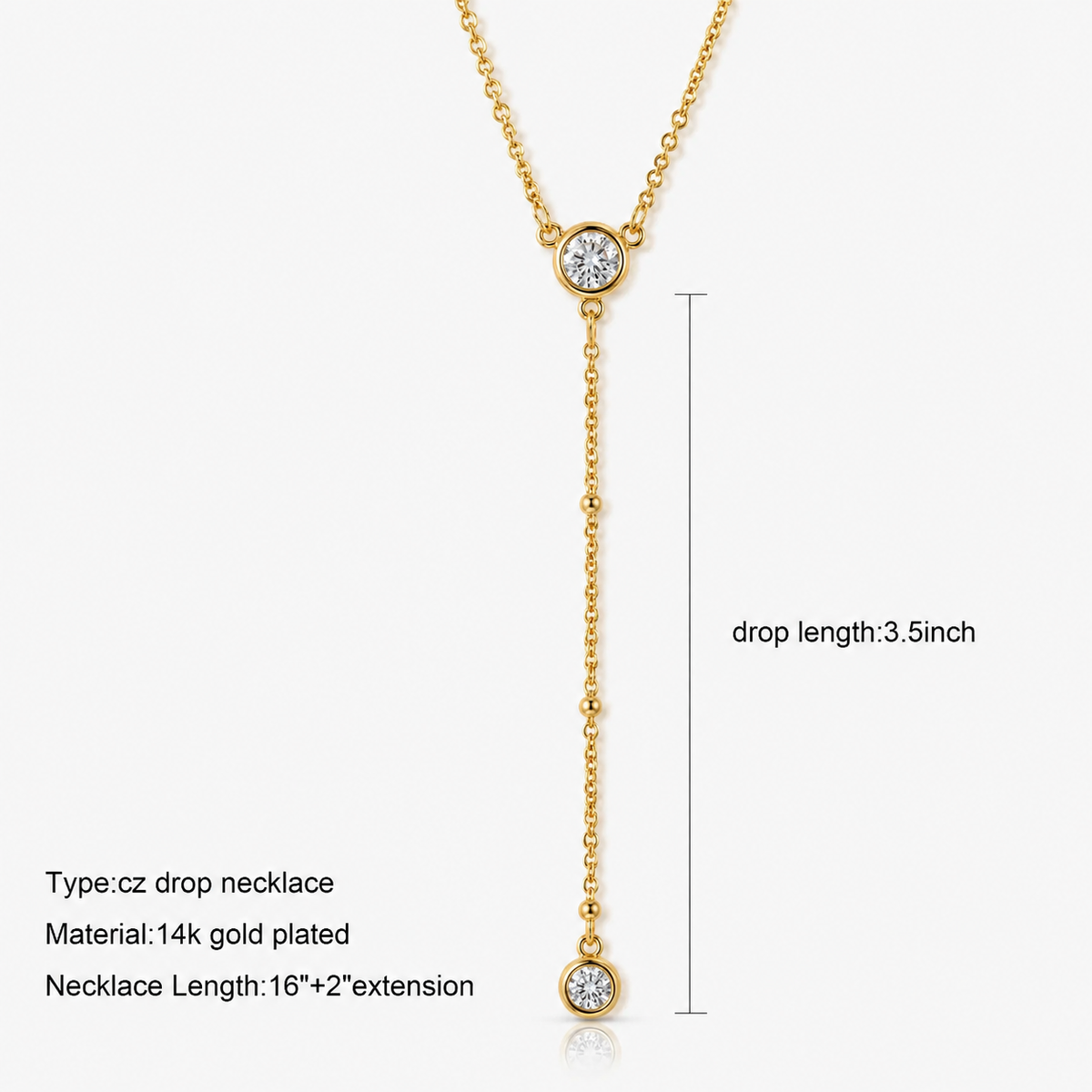 Long Y Necklace