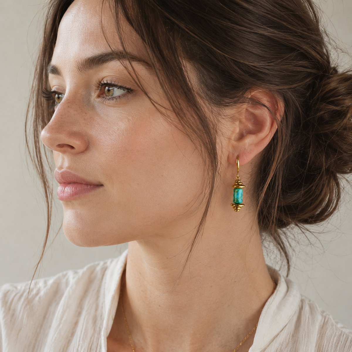 Vintage Phoenix Pendant Earrings