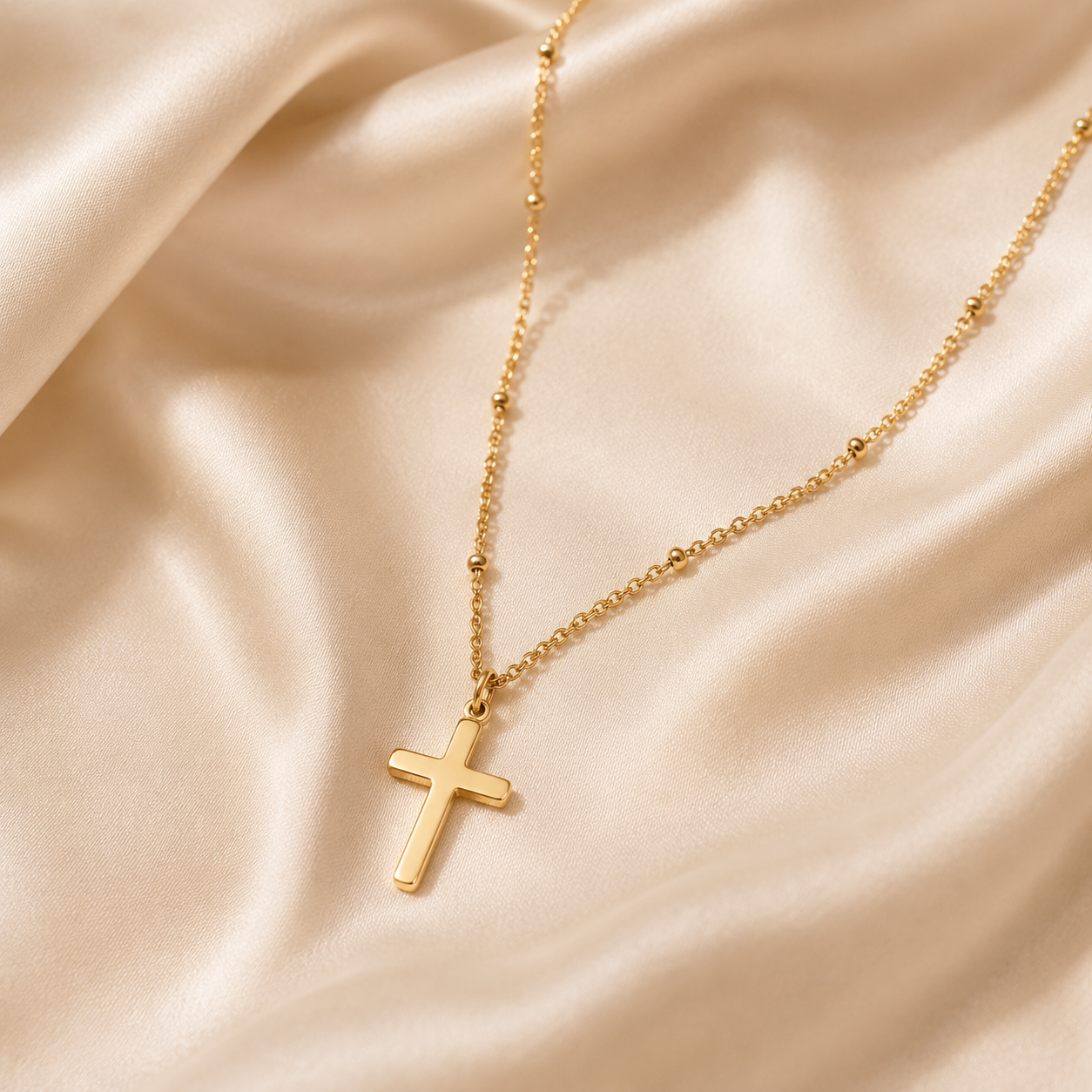 Minimalist Cross Pendant Necklace