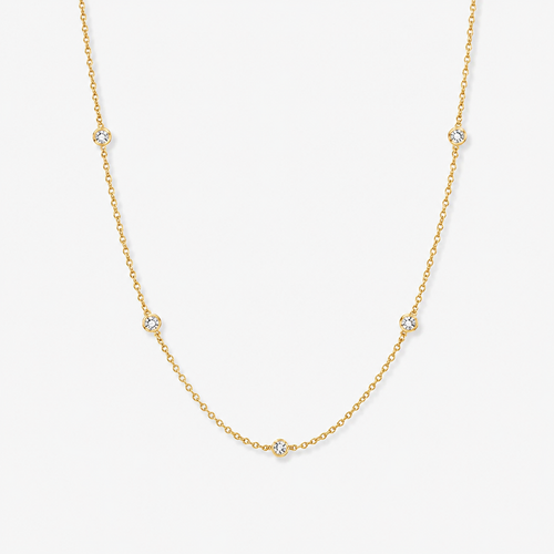 Sparkle CZ Bezel Choker