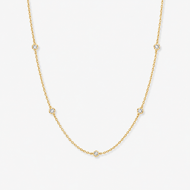 Sparkle CZ Bezel Choker