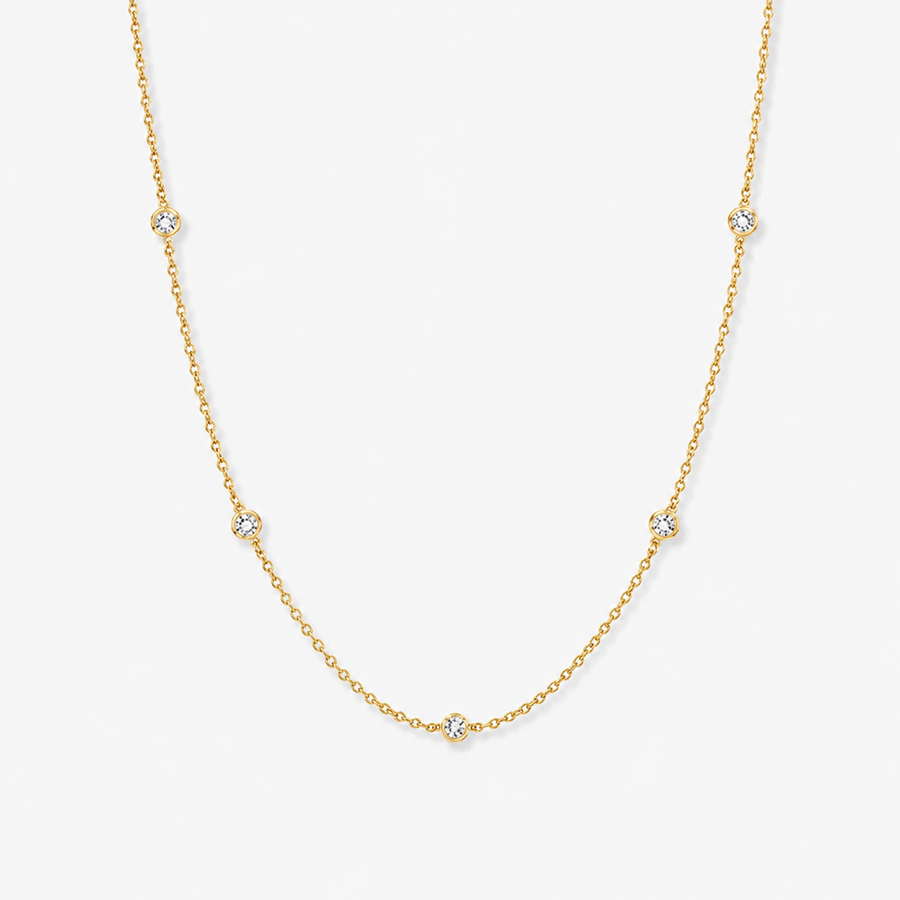 Sparkle CZ Bezel Choker