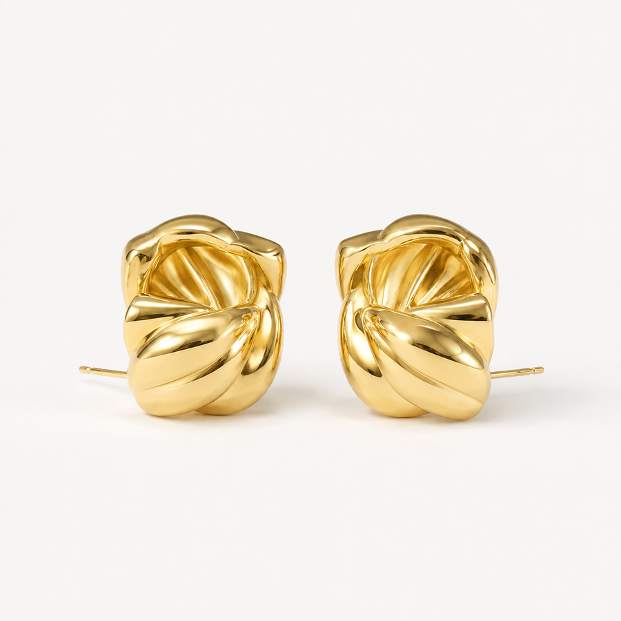 Chunky Thick Hoop Earrings