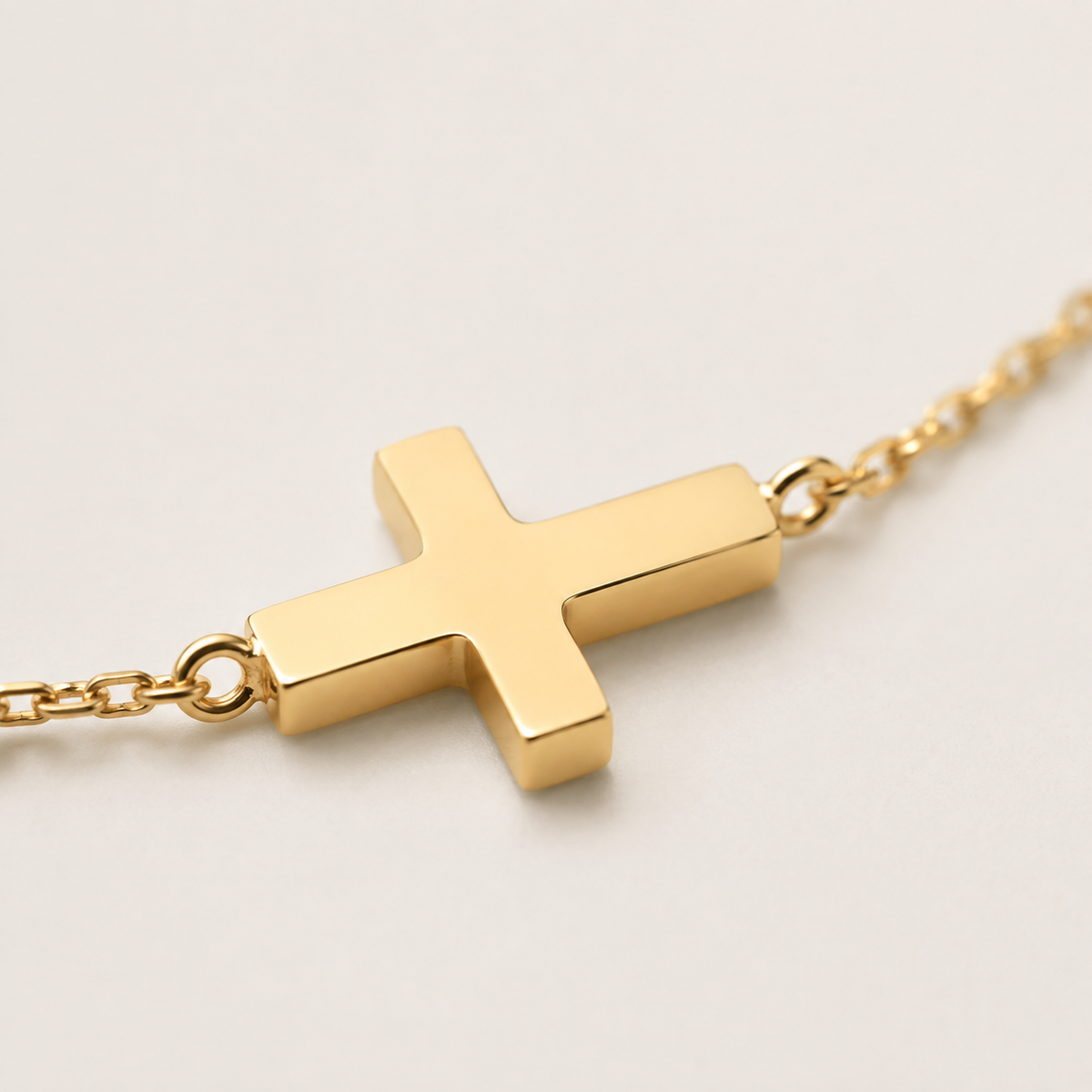 Mini Cross Pendant Choker