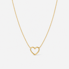 Dainty Open Heart Necklace
