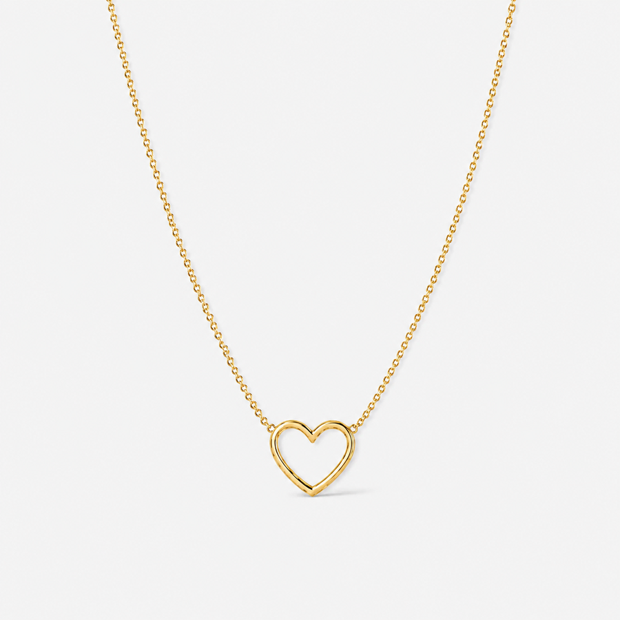 Dainty Open Heart Necklace
