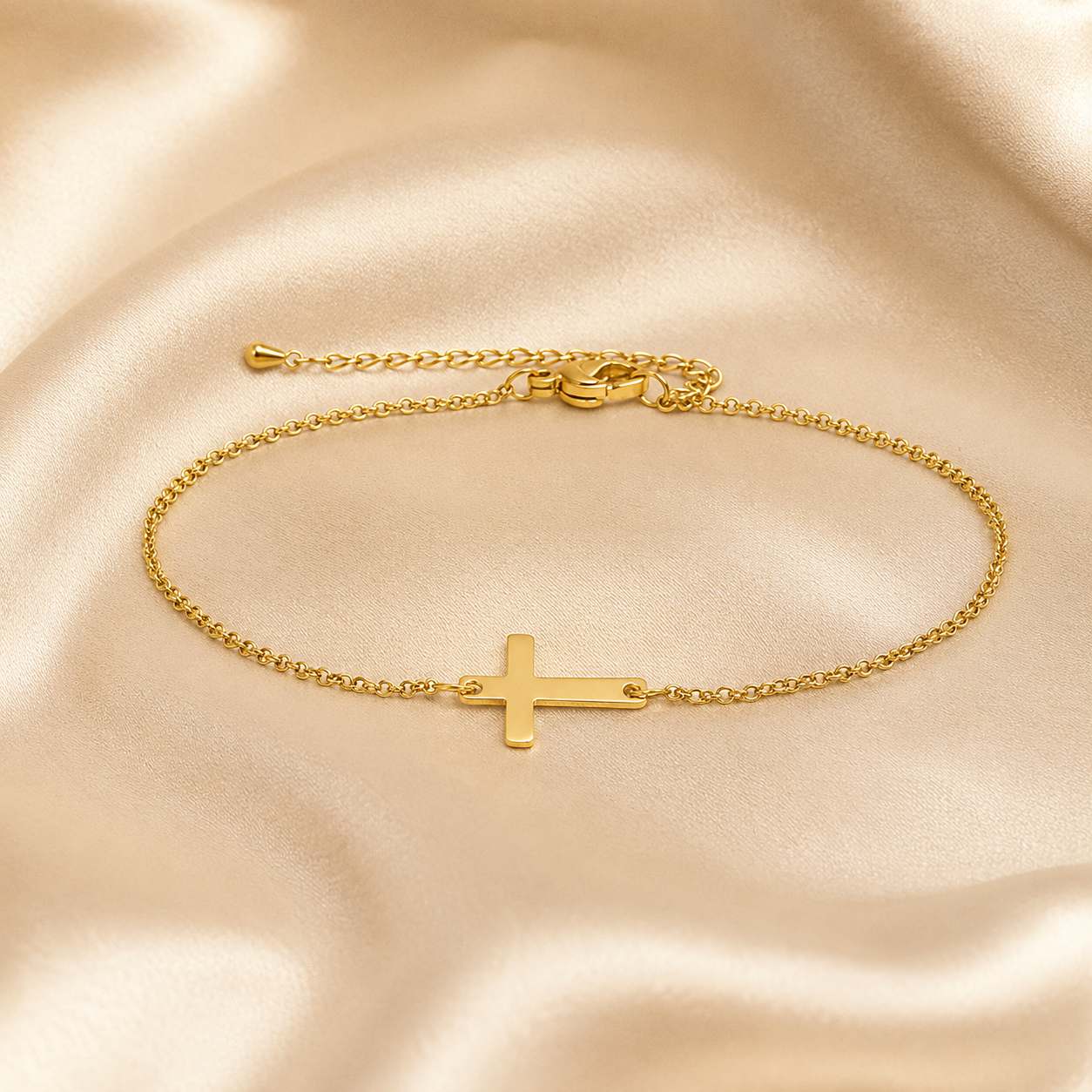 Simple Cross Bracelet