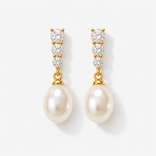 Classic Bridal Pearl Drop Earrings