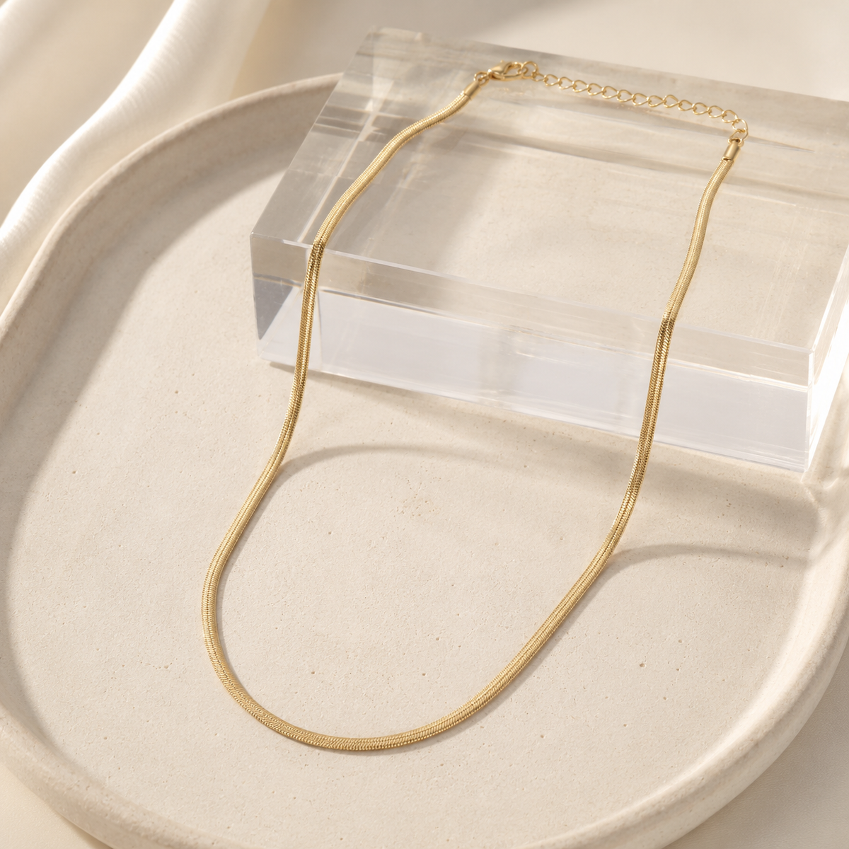 3mm Snake Chain Necklace