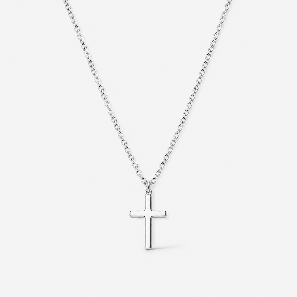Adjustable Cross Pendant Necklace